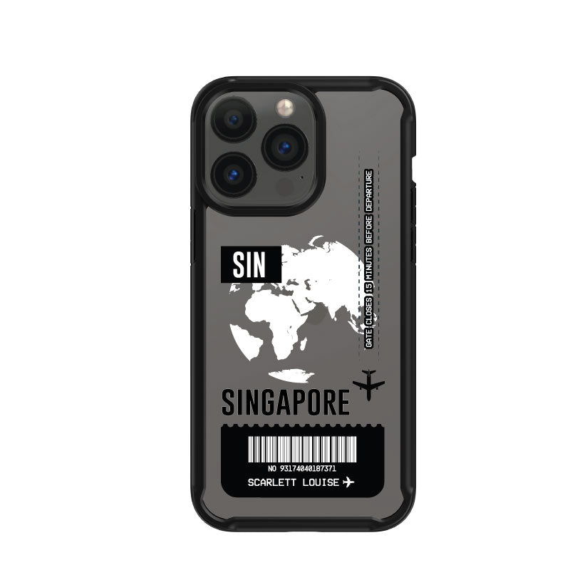 X.One® Dropguard 2.0 for iPhone 13 Series - Boarding Pass Series