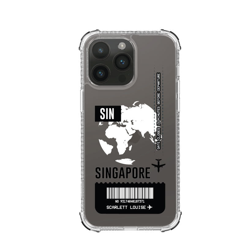 X.One® Dropguard Pro for iPhone 14 Series - Boarding Pass Series