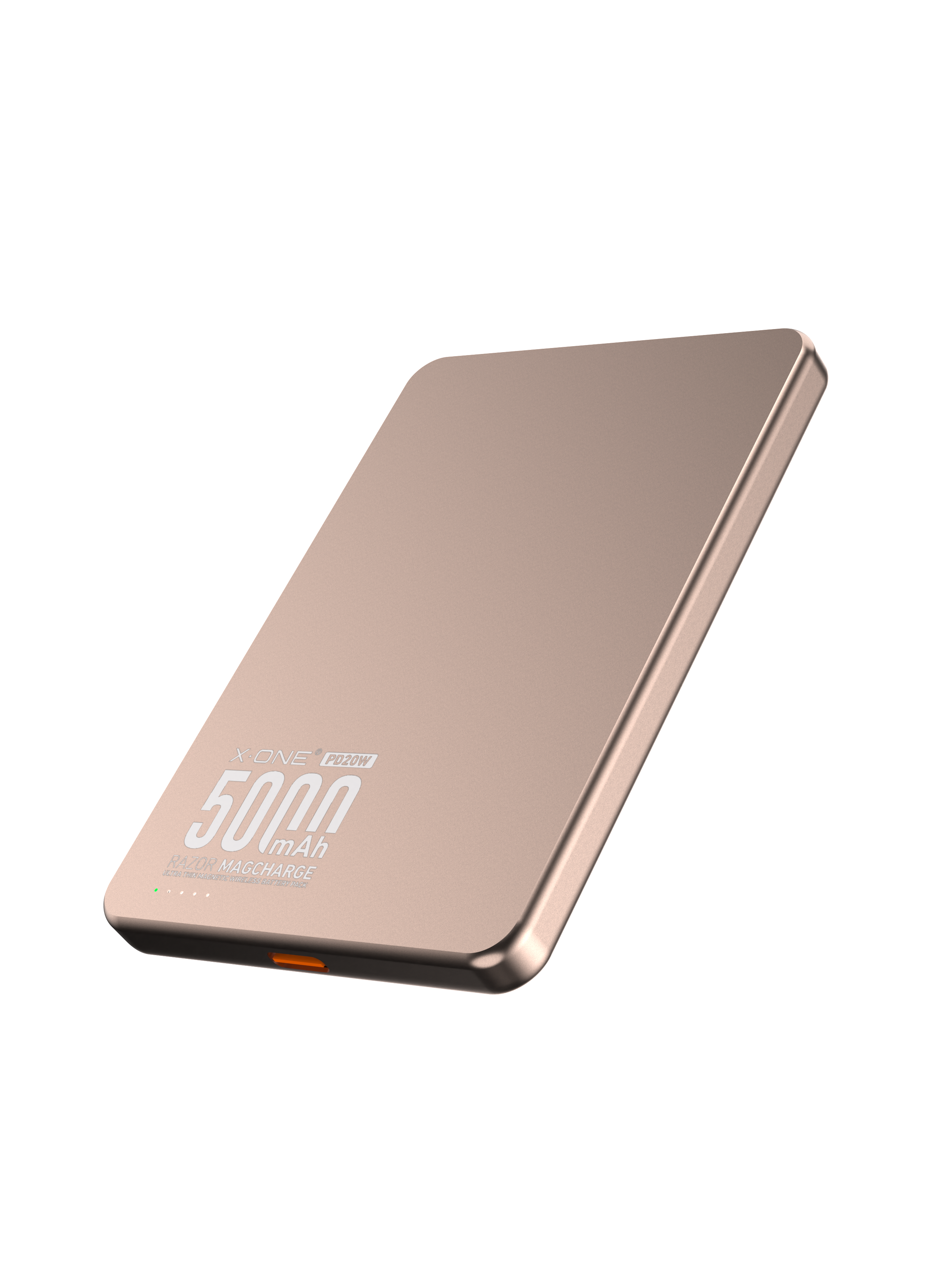 X.One Razor Magcharge Magnetic Wireless Battery Pack 5000mAh | 7.6mm Ultra Thin, World's Thinnest