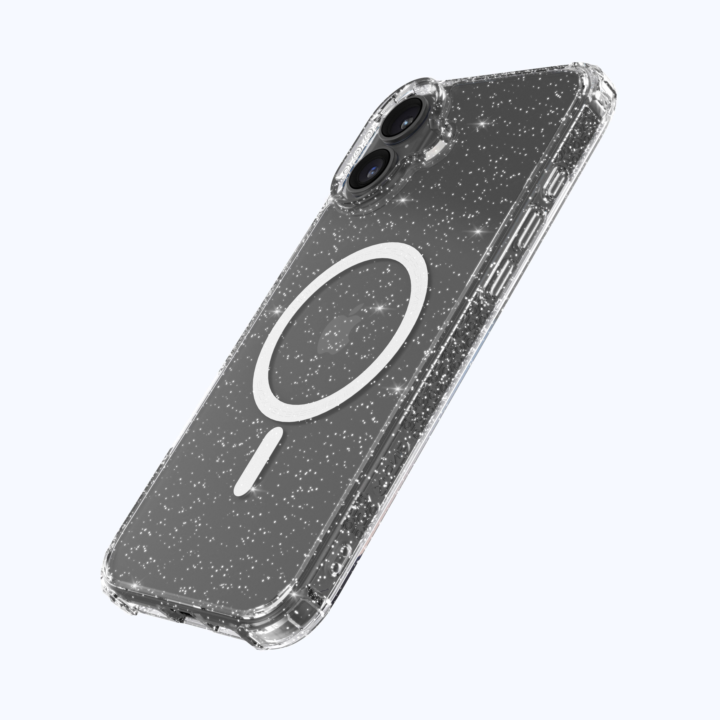 X.One Dropguard Pro Glitter Impact Protection Case with EnduraClear for iPhone 16 Series | Magsafe Compatible