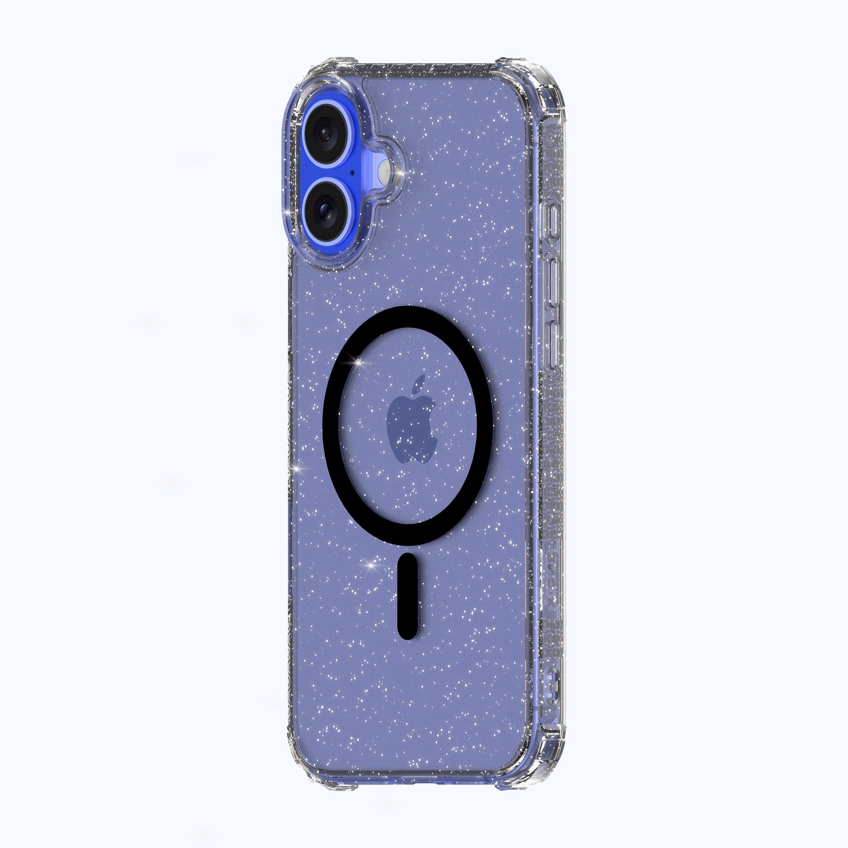 X.One Dropguard Pro Glitter Impact Protection Case with EnduraClear for iPhone 16 Series | Magsafe Compatible