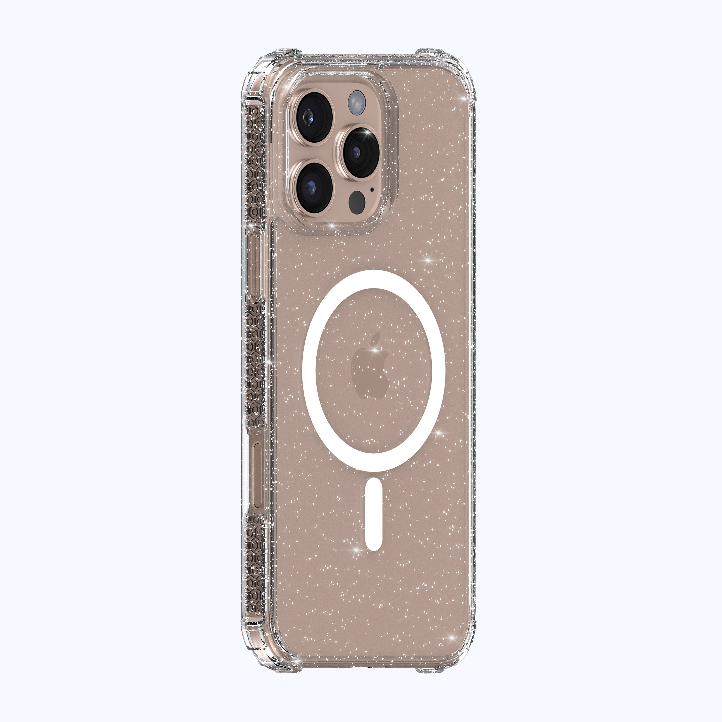 X.One Dropguard Pro Glitter Impact Protection Case with EnduraClear for iPhone 16 Series | Magsafe Compatible