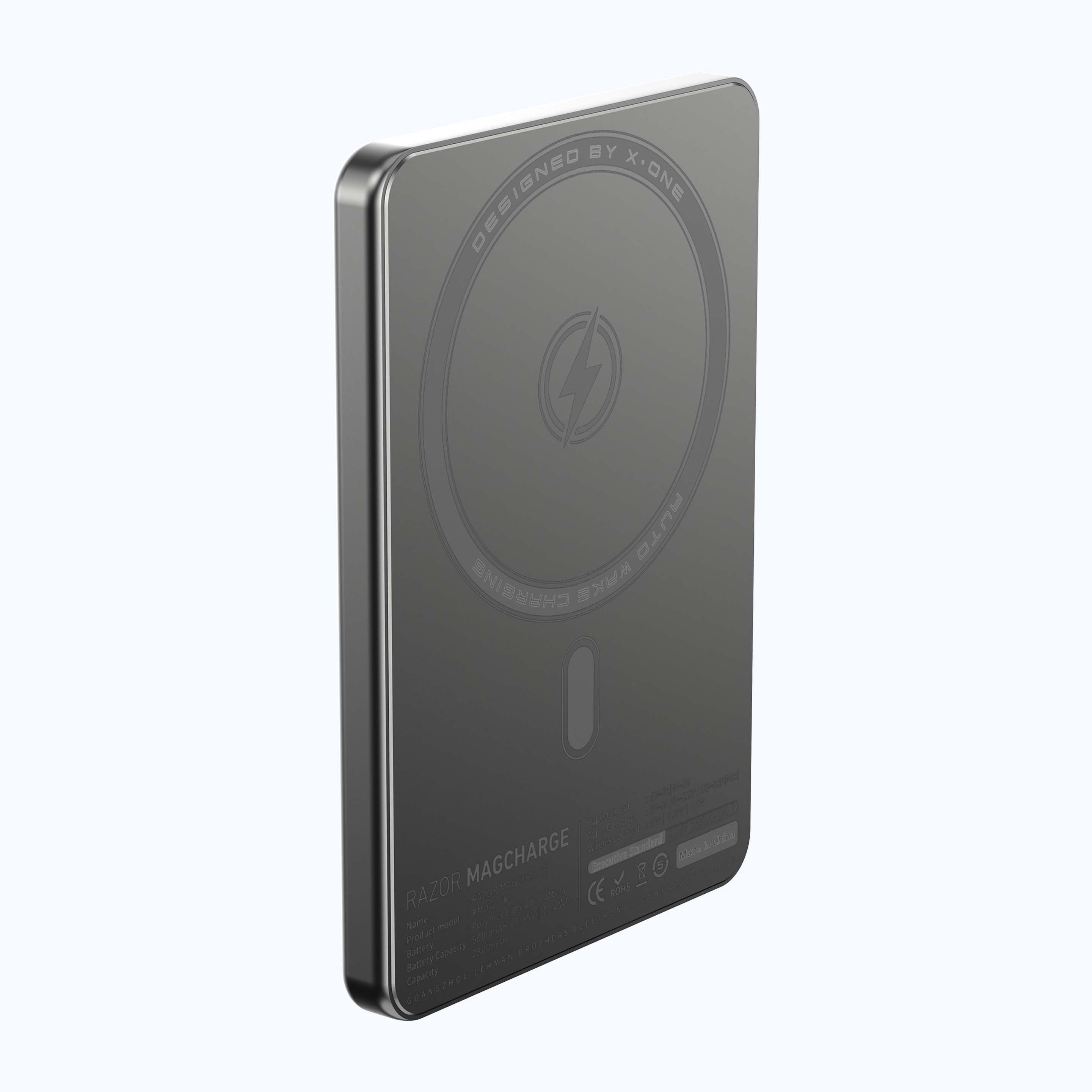 X.One Razor Magcharge Magnetic Wireless Battery Pack 5000mAh | 7.6mm Ultra Thin, World's Thinnest