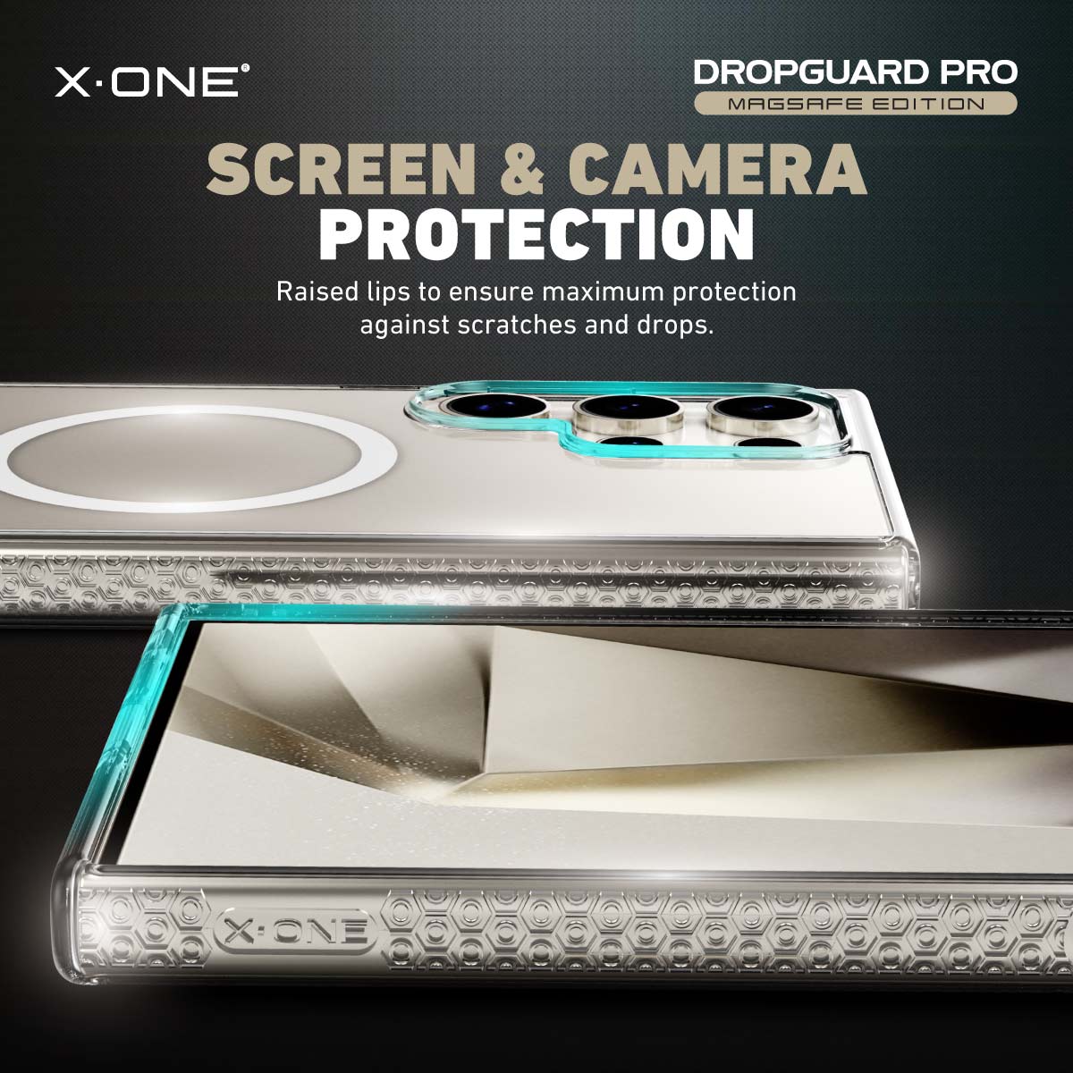 X.One® Dropguard Pro with EnduraClear (Magsafe Edition) Impact Protection Case for Galaxy S25/S24 Ultra