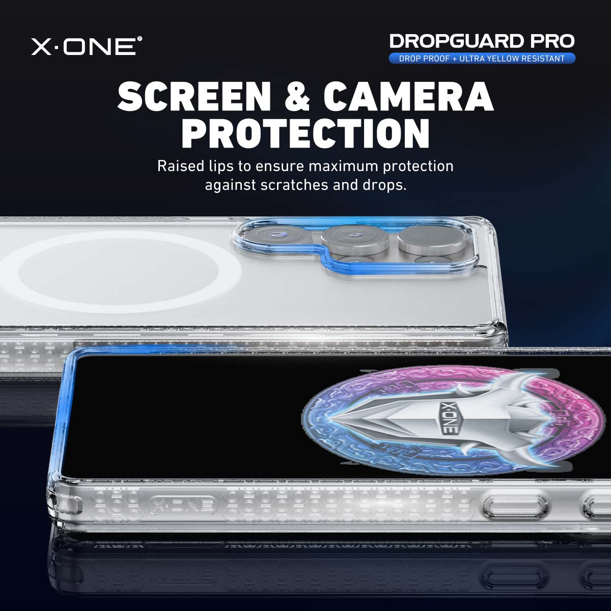 X.One® Dropguard Pro with EnduraClear (Magsafe Edition) Impact Protection Case for Galaxy S25/S24 Ultra